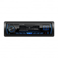 магнитола Cyclone MP-1088 DSP FM/USB+USB для зарядки 2.1A/microSD/AUX/MP3/WMA/BT/мультиколор/CarMedi