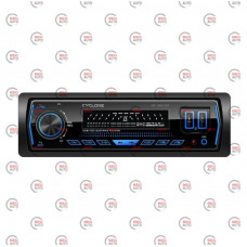 магнитола Cyclone MP-1088 DSP FM/USB+USB для зарядки 2.1A/microSD/AUX/MP3/WMA/BT/мультиколор/CarMedi