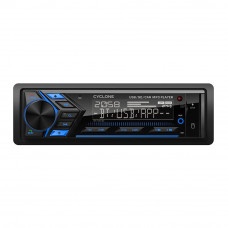 магнитола Cyclone MP-1093 BA FM/USB+USB для зарядки 2.1A/microSD/AUX/MP3/WMA/BT/мультиколор/EwayLink