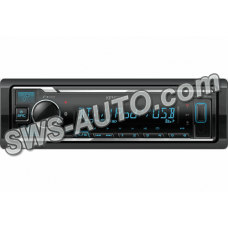 магнитола Kenwood  KMM-BT306 FM/USB/AUX/MP3/Android/сьемн пан./BT/мультиколор подсв/процессор