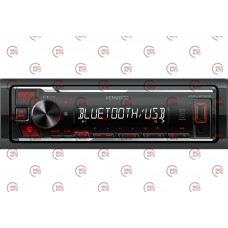 магнитола Kenwood  KMM-BT209 FM/USB/AUX/MP3/Android/сьемн пан./Bluetooth/красная подсв.