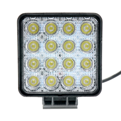 фара додаткова LED 110х110х60 (Д/В/Ш) 48W ближнє світло