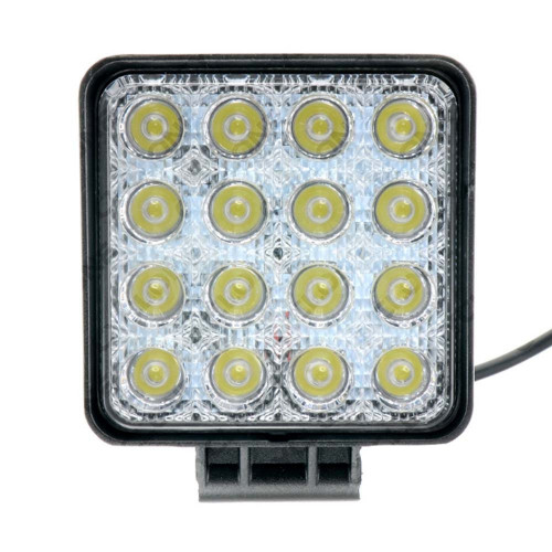 фара дополнительная LED 110х110х72 (Д/В/Ш) 48W дальний