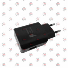 зарядний пристрій від мережі 220В на  USB 2.1A чорний 25W