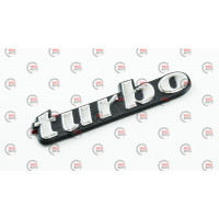 емблема багажника "turbo"