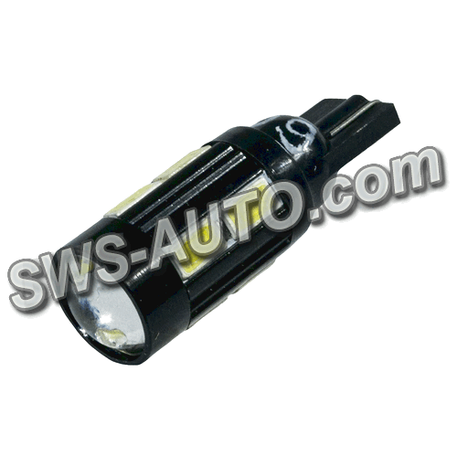 Лампа світлодіодна БЦ 12-5 лазер. WHITE 10 SMD 5630 з лінзою