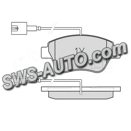 колод.торм. пер. Fiat Doblo 01-> сист.BOSCH  (MEYLE)