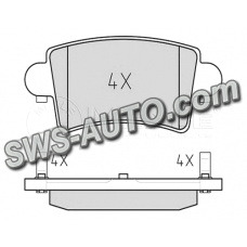 колодки гальмівні задні Renault Master (98-10)  (MEYLE)