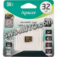карта памяти microSDHC  32Gb class 10  Apacer