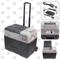 холодильник компресорний  40л  12/24/220V, перевізний на колесах, захист від розряду АКБ 45W