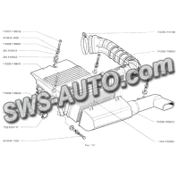 патрубок повітр. фільтра Славута  малий Avel