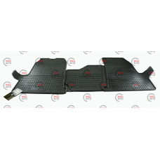 коврики салона Ford Transit 2000-2014  борт 1см, евроклетка (3шт) Polytep