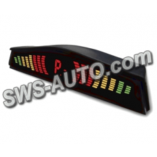 парктроник 4 датчика 18,5 мм StarLite ST-P4 LED дисплей-шкала/звук. сигнал/черный