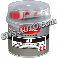 шпатлёвка Novol ALU Алюминий 0,75 кг (алюминиевая пыль)