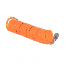 шланг спиральный ВОЗДУШНЫЙ поливинилхлорид  8х6,0 мм (оранж.) с быстросъемами  5м