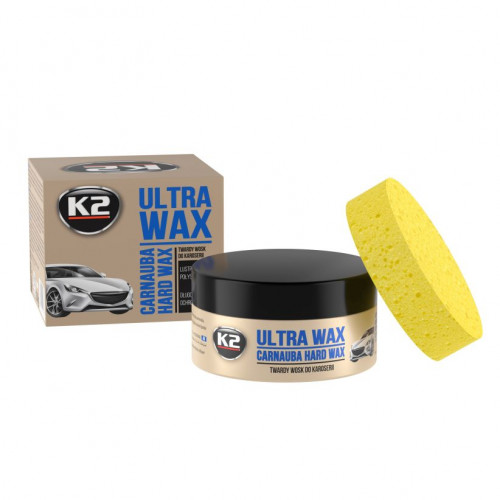 поліроль кузова,паста K-2 Ultra Wax + губка 250гр