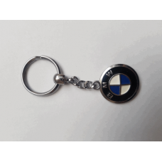 брелок BMW металлический на цепочке