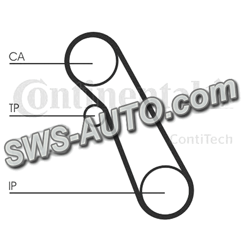 ремень - ГРМ Ford Connect 1.8DI/TDCI 02->   (CONTI)