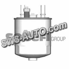 фильтр топливный Renault Kangoo 1.5dCi 08-> с датчиком воды  (PURFLUX)