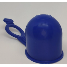 колпачек фаркопа синий РЕЗИНА с предохранителем "хлястик"