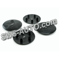 ковпаки колісні малі ВАЗ 2121 (на 5 болтів) чорні із силіконовою емблемою "4х4" (4шт)