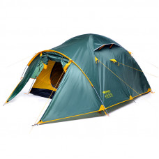 палатка Дельта трёхместная, двухслойная, влагозащитная, полиэстер, 210х370 х130см (под заказ) Сила
