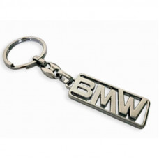 брелок BMW металлический на цепочке "надпись BMW"