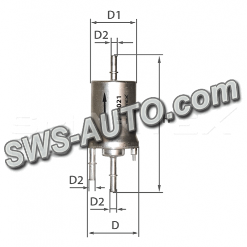 фильтр топливный VW Golf V 1.2-1.4-1.6-2.0FSI/TSFI 04->   (SMARTEX)