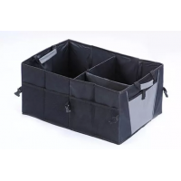 сумка - органайзер в багажник складная 530х380х250мм (50л) 12 Atelie черно-серая