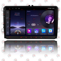 магнітола VW(Skoda) 2DIN Android 10.0 FM/USB/MP3/AVI/сенсор/9"/Wi-Fi/BT/GPS/2Gbх64Gb/CARPLAY