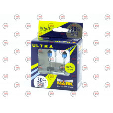 лампа H27/2 12V 27W  Маяк Super White+30% 4000К (2шт)