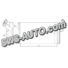 радиатор печки Fiat Scudo-Peugeot Expert (96-07)  (THERMOTEC)