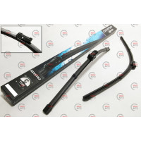 щітки двір. OXIMO модельні безкаркасні (к-т 2шт) C-Type 600 + 450 мм