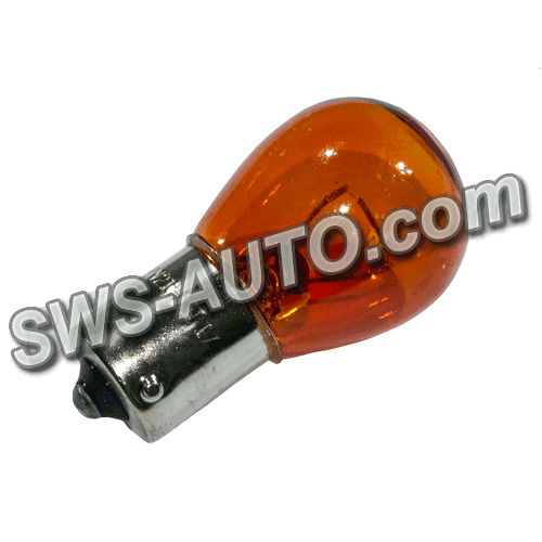 лампа  A 12V 21W Tes-Lamps Amber смещенный цоколь