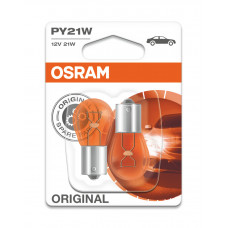 лампа  A 12V 21W Osram Yellow (2шт)*******