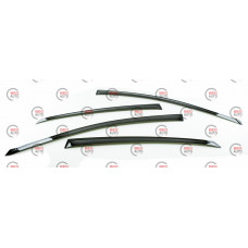 ветровик Hyundai Accent сед 2010-2017, Solaris (скотч) ANV