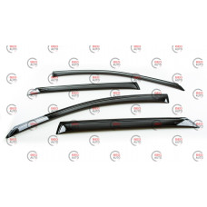 ветровик Hyundai Santa Fe 2012-2018 (скотч) ANV