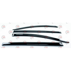 ветровик Renault Sandero I 2008-2012 (скотч) AV-Tuning