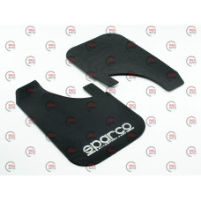 брызговик Sparco большой черный (2шт) с вырезом