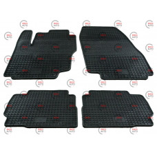 коврики салона Ford Mondeo IV,V, Fusion США 2007-2021, S-MAX 2006-2014  борт 1см, евроклетка