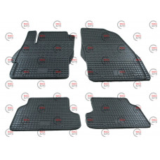коврики салона Ford Focus II 2004-2011  борт 1см, евроклетка Polytep