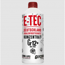 антифриз червоний  1,5л (E-Tec) G12+ концентрат (1:1 -33C)