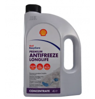 антифриз красный  4л (SHELL) Premium Antifreeze LongLife G12+ концентрат (1:1 -38°C)