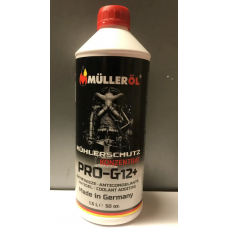 антифриз червоний  1,5л (Mullerol) G12 EVO концентрат (1:1 -38C)