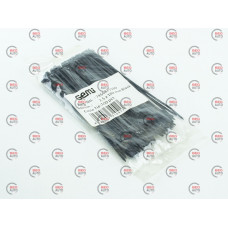 хомут пластиковый 160 x 2,5  черный  Norma