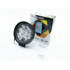фара додаткова LED  кругла 115х25 (Дм/Ш)/  27W 6000K EP9 SP дальнє світло