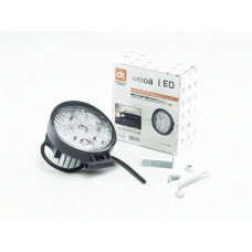 фара додаткова LED  кругла 110x128 (Дм/Ш) 27W широкий промінь