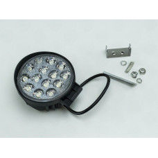 фара додаткова LED  кругла 110х55 (Дм/Ш)/42W дальнє світло 3535