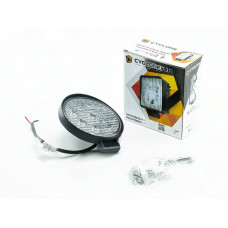 фара додаткова LED  кругла 115х25 (Дм/Ш)/ WL-208 SLIM 27W 6000K EP9 FL ближнє світло