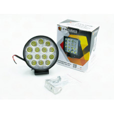 фара додаткова LED  кругла 114х60 (Дм/Ш) 42W EP16 FL 6000K ближнє світло